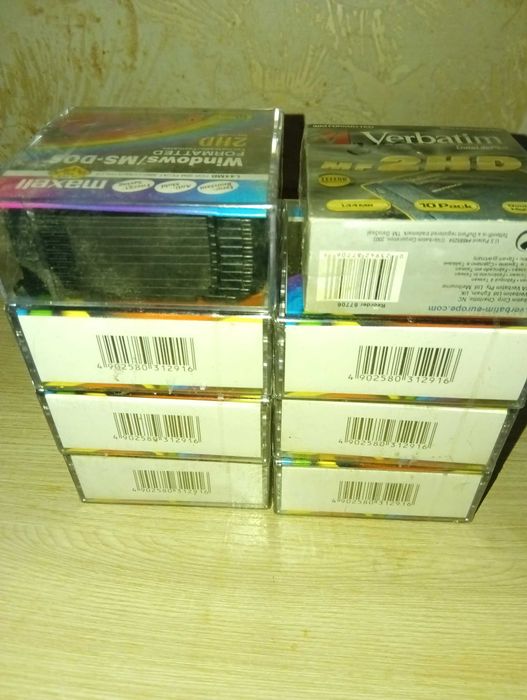 Дискеты Verbatim MF2 HD 3.5" 1,44Mb -  10шт