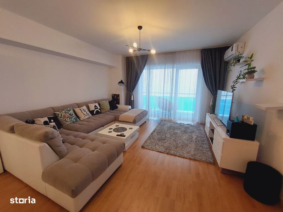 Apartament cu 2 camere, mobilat si utilat modern, terasa si parcare, V — fotografia 1