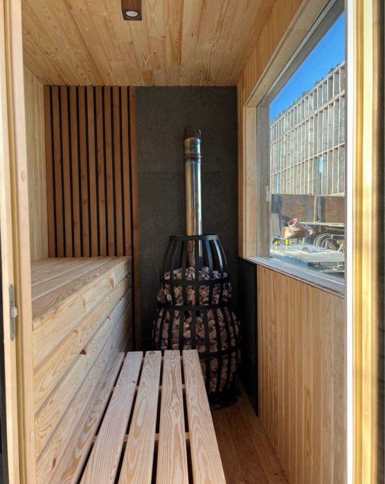 Модульная баня бочка