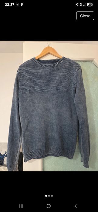 Set haine bărbați – cămașă, pulover, geacă