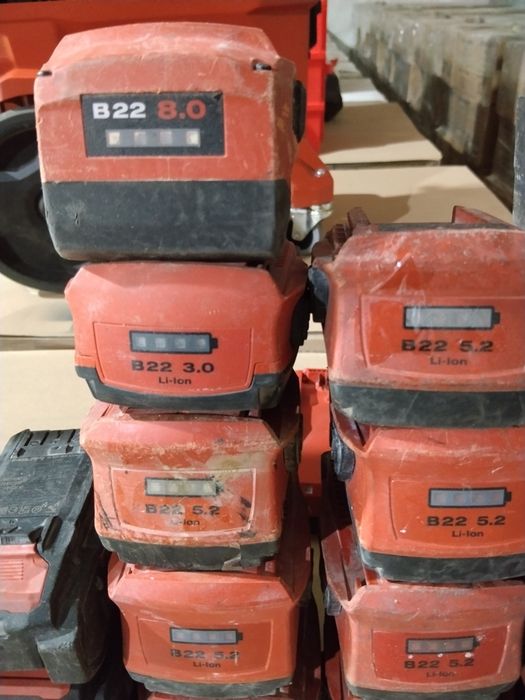 Hilti зарядни и батерии