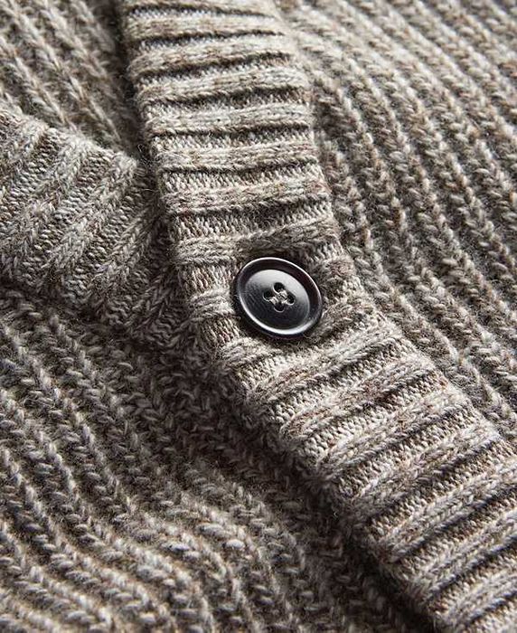 Barbour, Cardigan din amestec de lână Sid, Gri, M