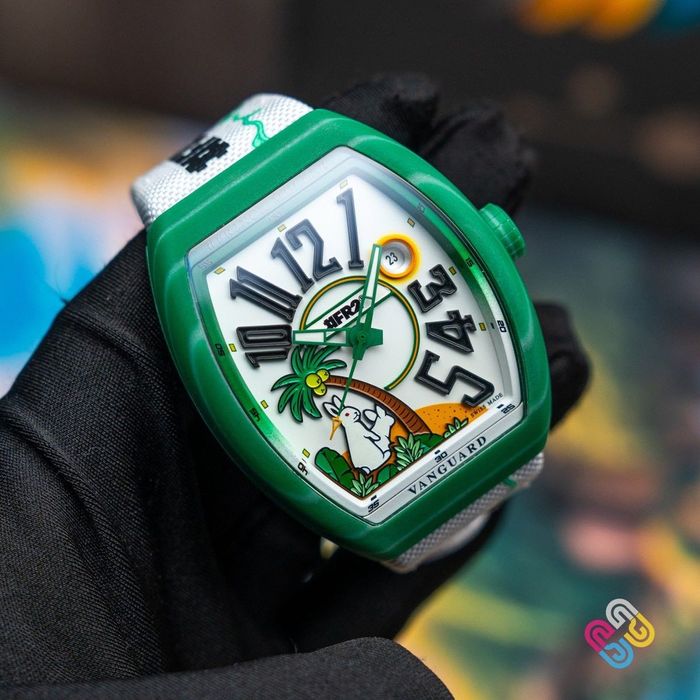 Franck Muller Vanguard Beach “FR2” Green V 41 SC DT BEACH GF VR VE BC