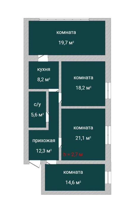 Продажа 4-комнатной квартиры