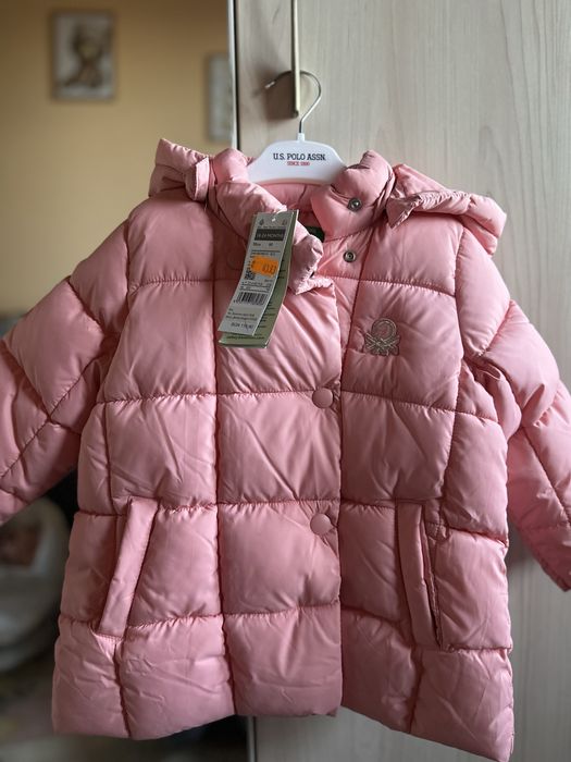 Зимно яке за момиче 18-24м Benetton