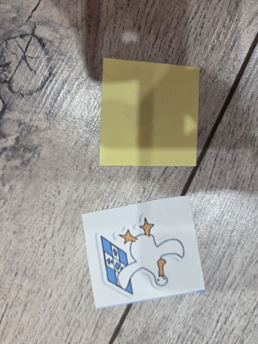 Самодельные наклейки с гусями