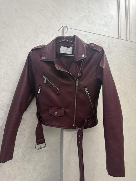 Куртка кожзам Stradivarius