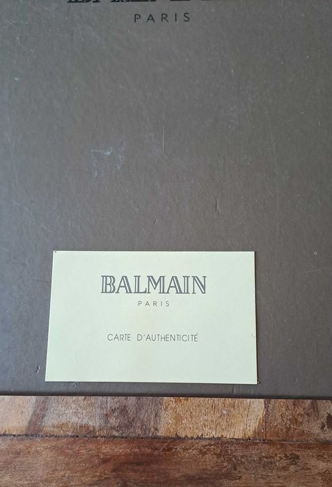 химикалка, органайзер и ключодържател кожени Balmain Paris комплект