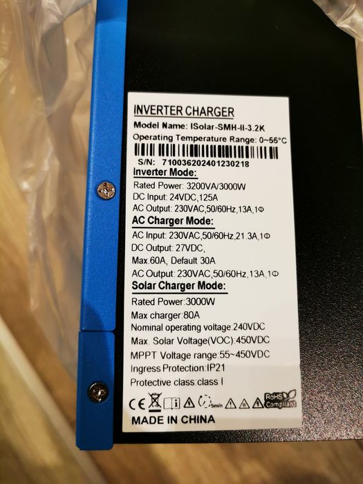 invertor Easun smh 24V 3.2kW