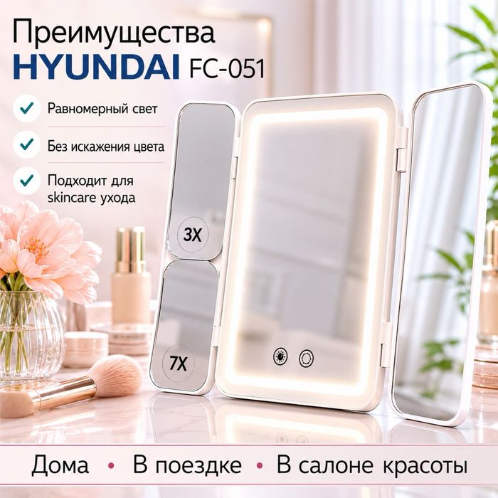 LED зеркало Hyundai