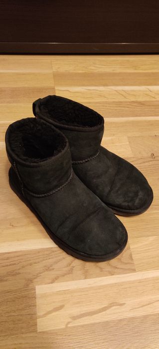 Ghete UGG dama, negru, mărimea 38, originale