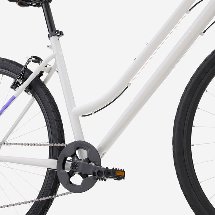 Bicicletă polivalentă cadru jos Expl 50 Gri - (SecondHand) Decathlon