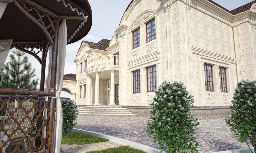 Монтаж Травертина • Камень «Аглай»