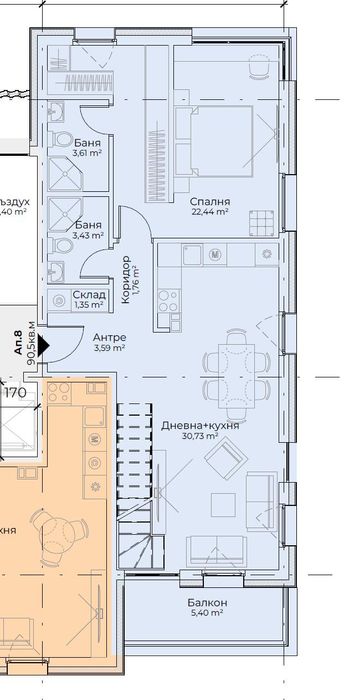 Продава се Мезонет в София, Симеоново - 136 кв.м за 2170 €/кв.м - Снимка #1