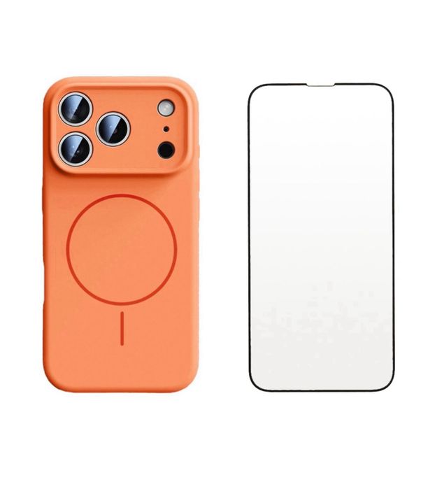Husa Magsafe Softin+Folie Sticla Trend Iphone 17/17 PRO/17 PRO MAX/AIR