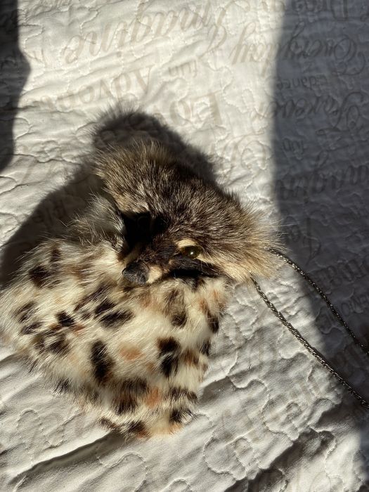 Дамска чанта от естествена лисица!