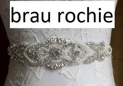 Brau cordon talie cu strasuri curea rochie eleganta sau mireasa nou