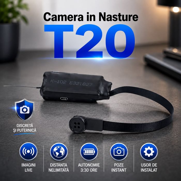 Camera nasture ultra slim model 2025 - Claritate și Discretie