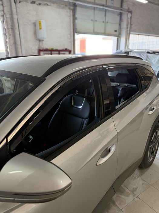 Дефлекторы окон (ветровики) Hyundai Tucson с 2021+