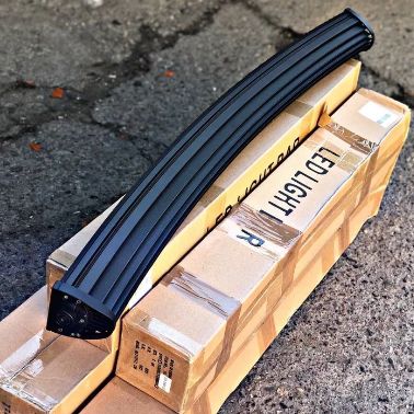 LED BAR 40 / 60 / 80 / 105 / 125 cm ledbar curbat / drept bara led