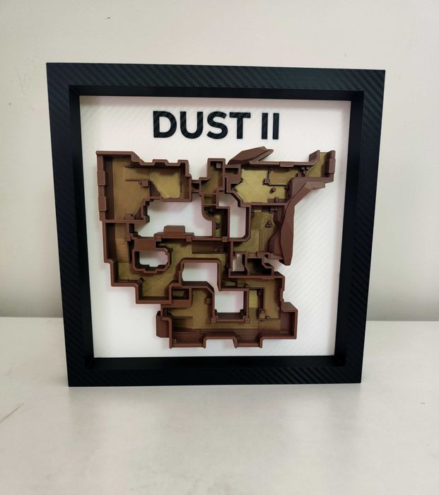 Counter Strike Dust II – Легендарната карта в 3D релеф