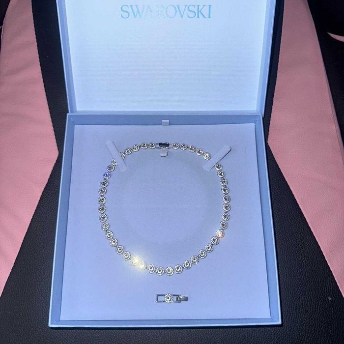 Colier Swarovski Angelic Argintiu - nou, în cutie