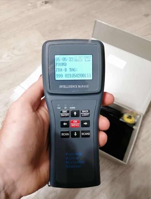 Cititor de microcipuri caini, pisici, oi, vaci, cai, capre