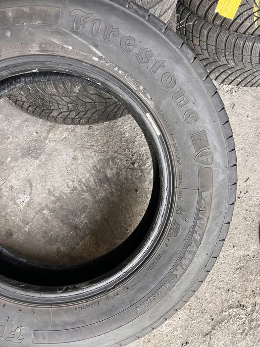 2 anvelope M+S 195/75/16 C , Firestone , DOT 2024 , 6.8 mm