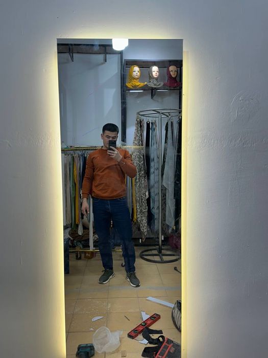 Oyna  ustanovka va mebel xizmati. установка зеркало и мебель