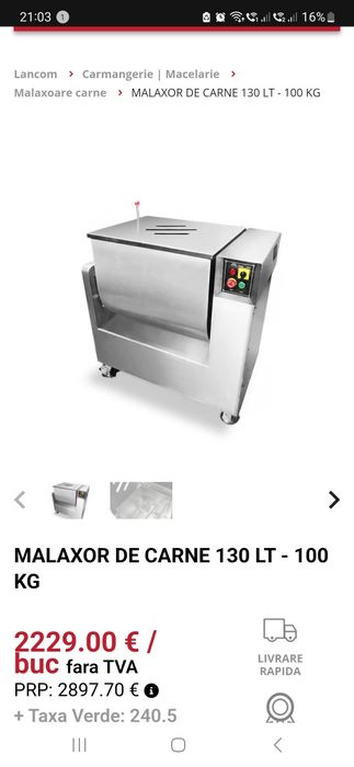 Storcator citrice, Mixer.planetar 10-20 litri, malaxor, aparate fast f