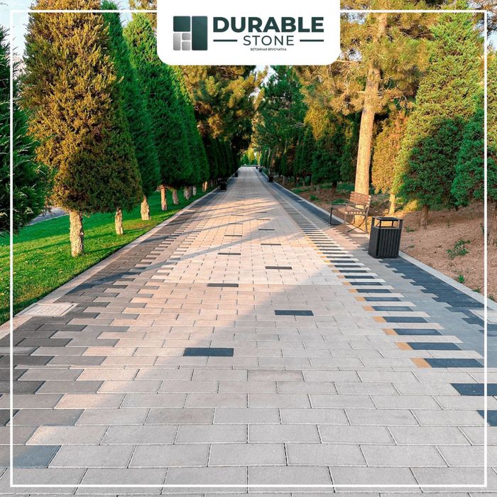 Брусчатка прессованная. Тротуарная плитка. Бетонная брусчатка