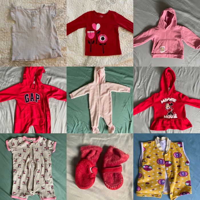 Одежда и обувь 6-18мес девочке