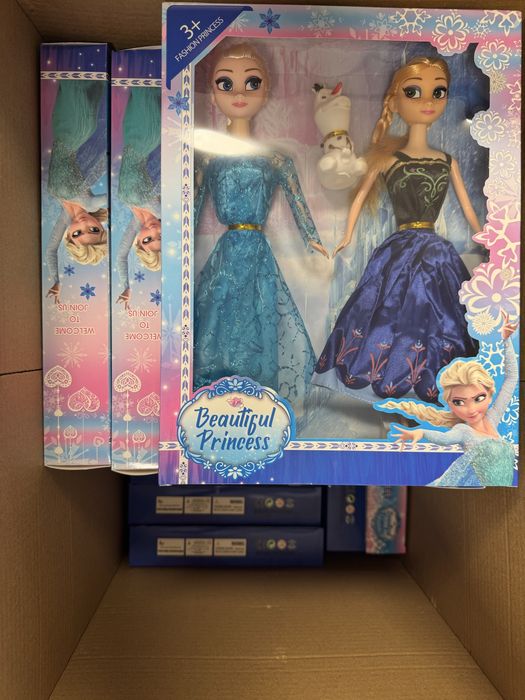 Кукли Елза Анна 23см Олаф комплект FROZEN Замръзналото кралство кукла