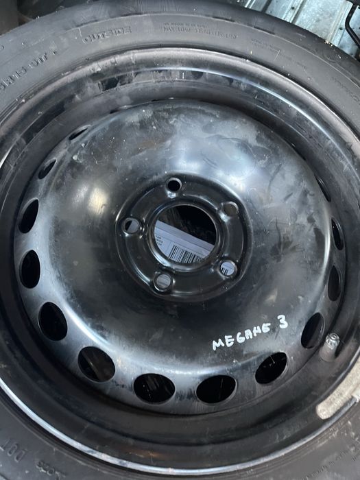 Janta rezerva Renault Megane 3 5 x 114.3 + cauciuc 195 / 65 / R15
