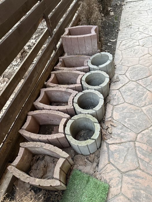 Ghiveci mare din beton / focar grădină / element decorativ foarte greu