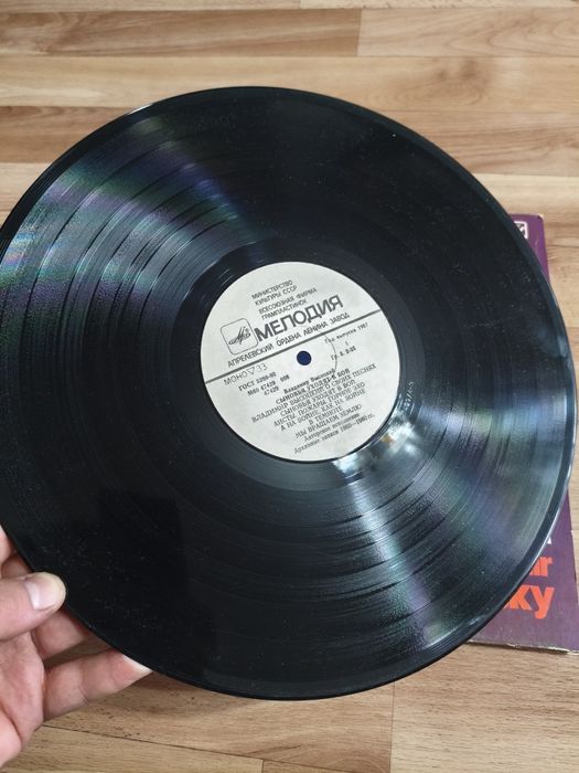 Пластинки Высоцкий