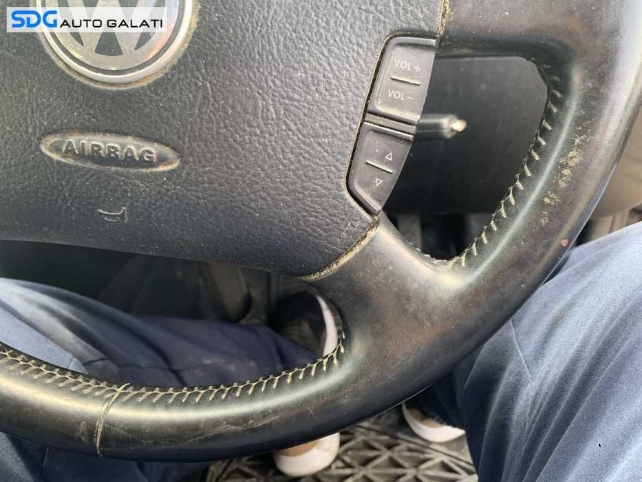 Volan Piele cu Comenzi in 4 Spite cu Uzura FARA Airbag VW Sharan 2001 - 2010