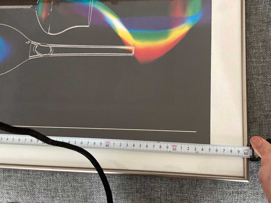Print rar F1 „Rainbow Glass” – Rainer W. Schlegelmilch, ediție STERN 1992, înrămat original