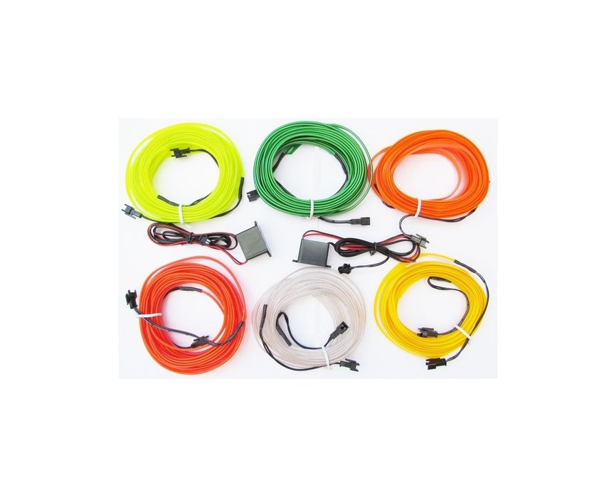 Fir cu neon PREMIUM 12V- lungime 5 metri Mov