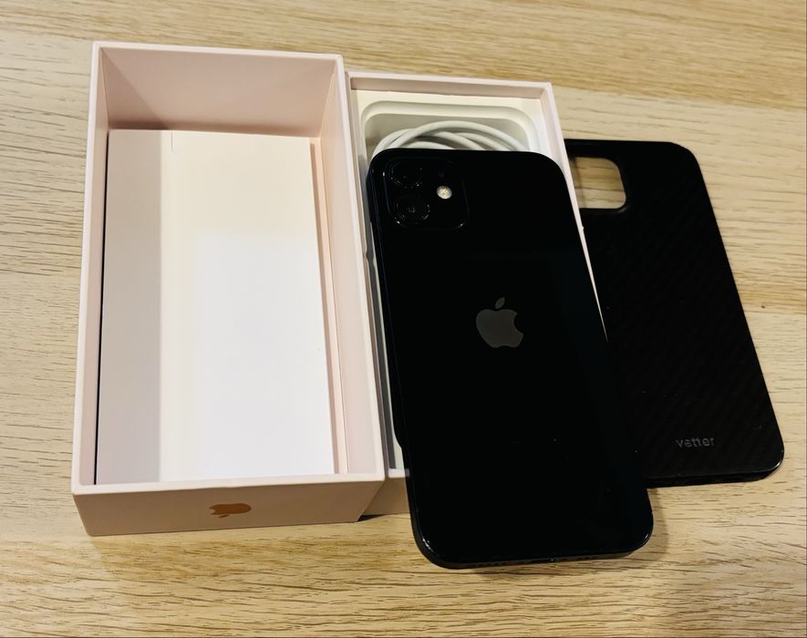 Iphone 12 ,black ,64 gb