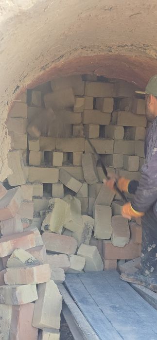 Xom gʻisht pishgan gʻisht Paltara standard  razmerda bor