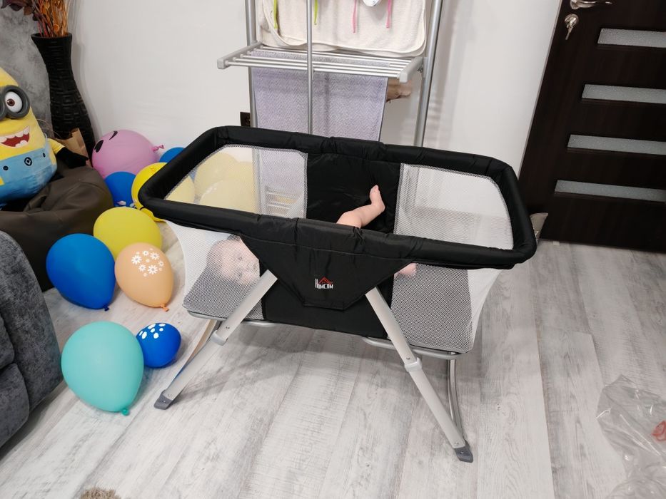 Pătuț voiaj reglabil