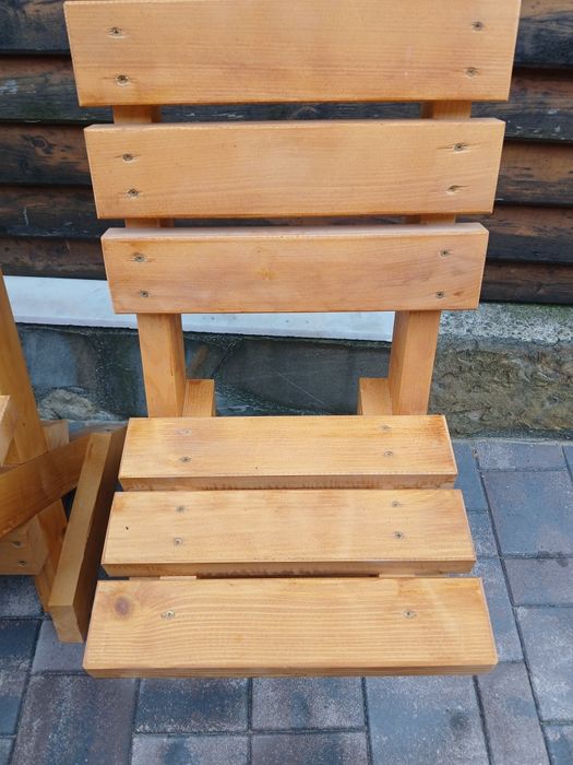 Scaune terasă din lemn masiv
