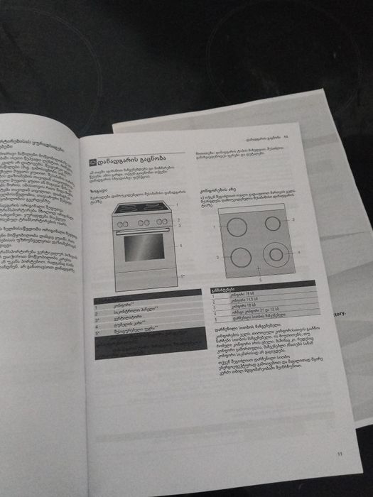 Газви плита кіші байсеркеде тұр