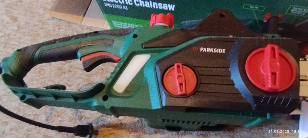 електрически верижен трион парксайд