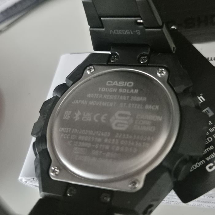 Casio G-Shock B500BD-1A9ER  Solar metalic  Black