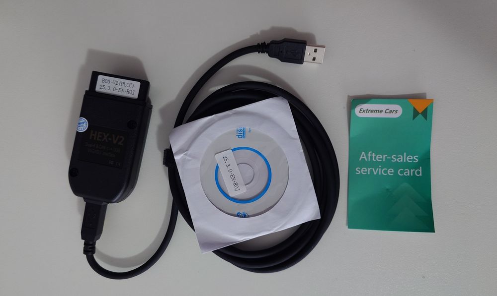 Tester Diagnoza VCDS VAG HEX V2 25.3 RO/EN VAGCOM