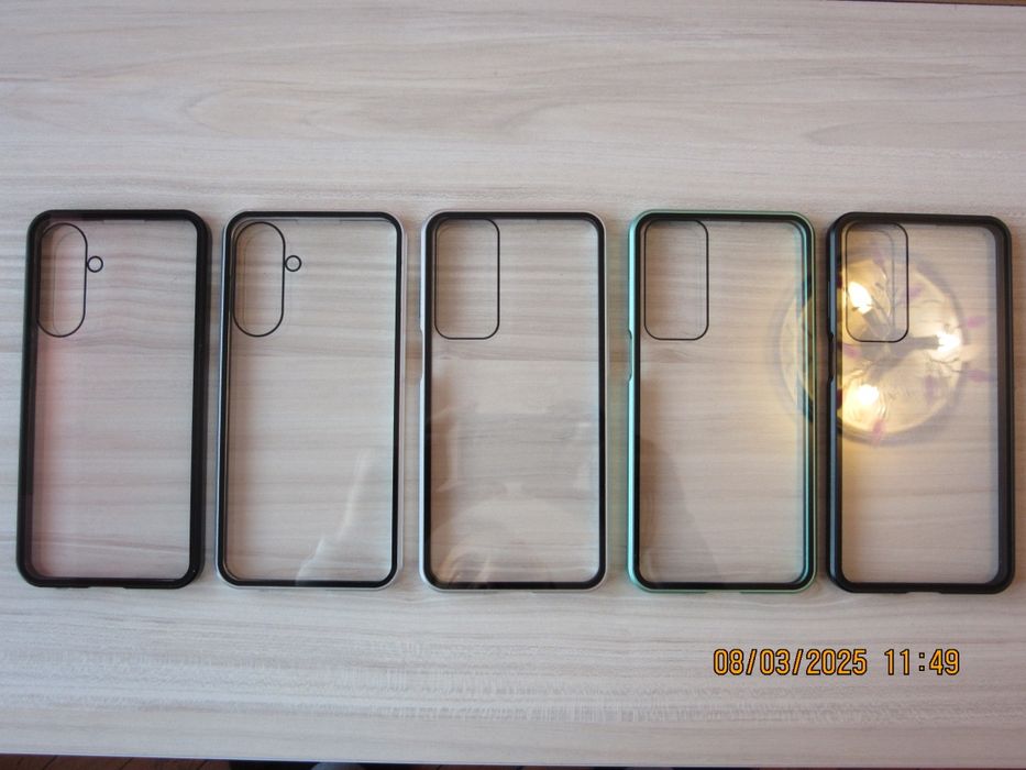 Samsung Galaxy A56 A16 A55 A15 / Двоен 360 градуса магнитен кейс калъф