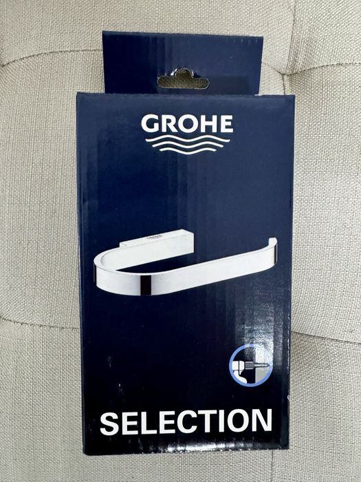 Suport hartie igienica Grohe Selection crom lucios