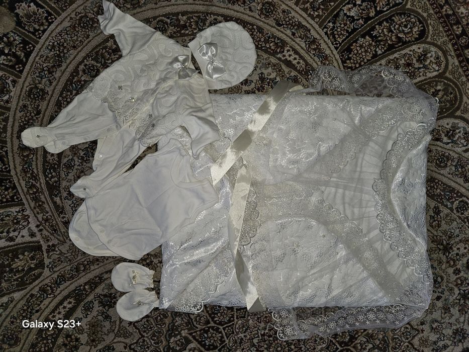 Одежда на выписку для новорождённых возможно отправка в Ташкент